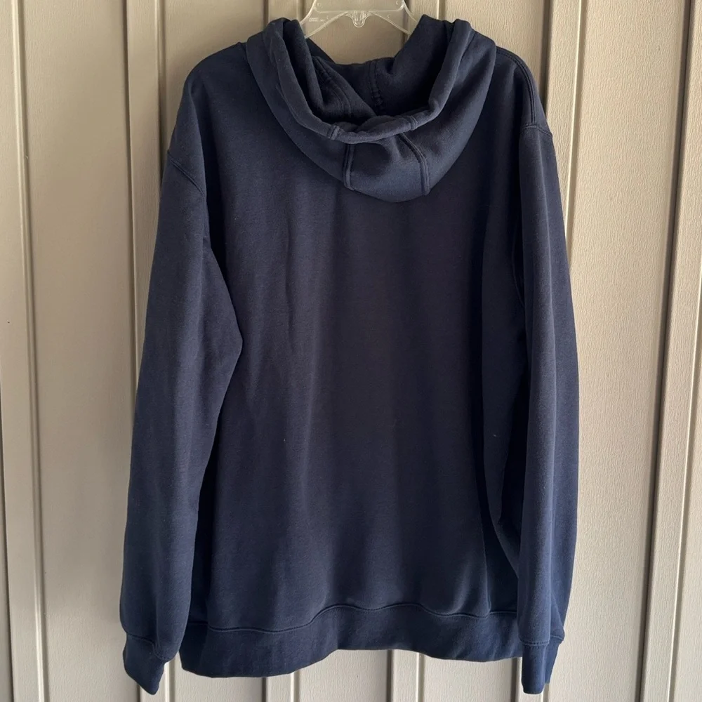 Carhartt Iconic K288 Logo Navy Blue Hoodie size XL - Picture 2 of 4